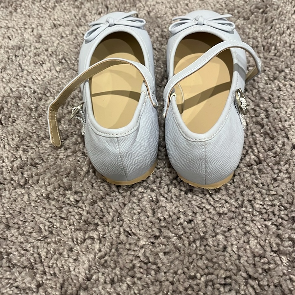 Powder blue Mary Flats - Picture 4 of 5